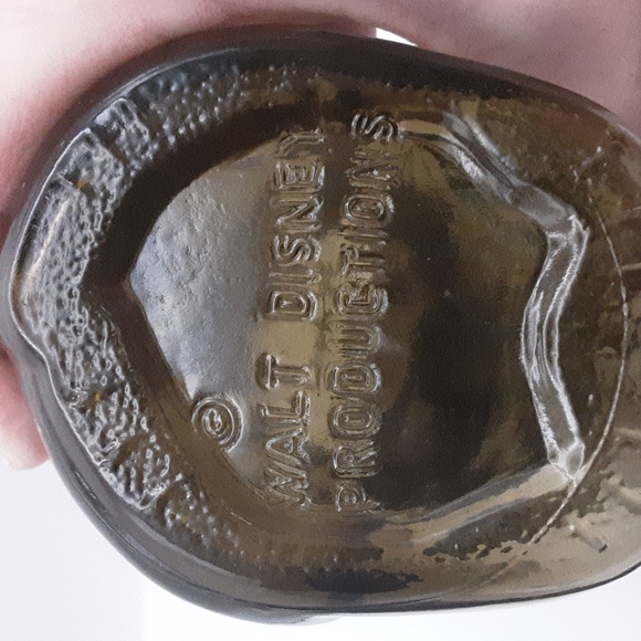 Vintage Mickey Mouse Clubhouse Smokey Glass Bank 7" - Picture 9 of 9